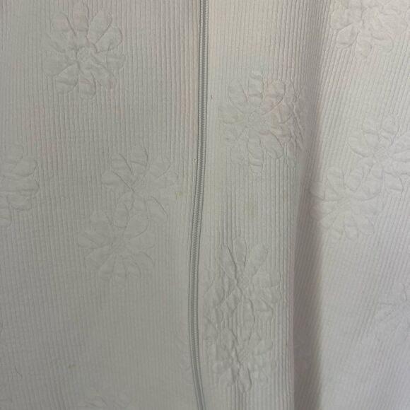 Vintage Diamond Tea Saks Fifth Ave Zip Up Robe - Picture 7 of 11